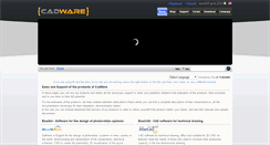 Desktop Screenshot of cadwaresoft.com